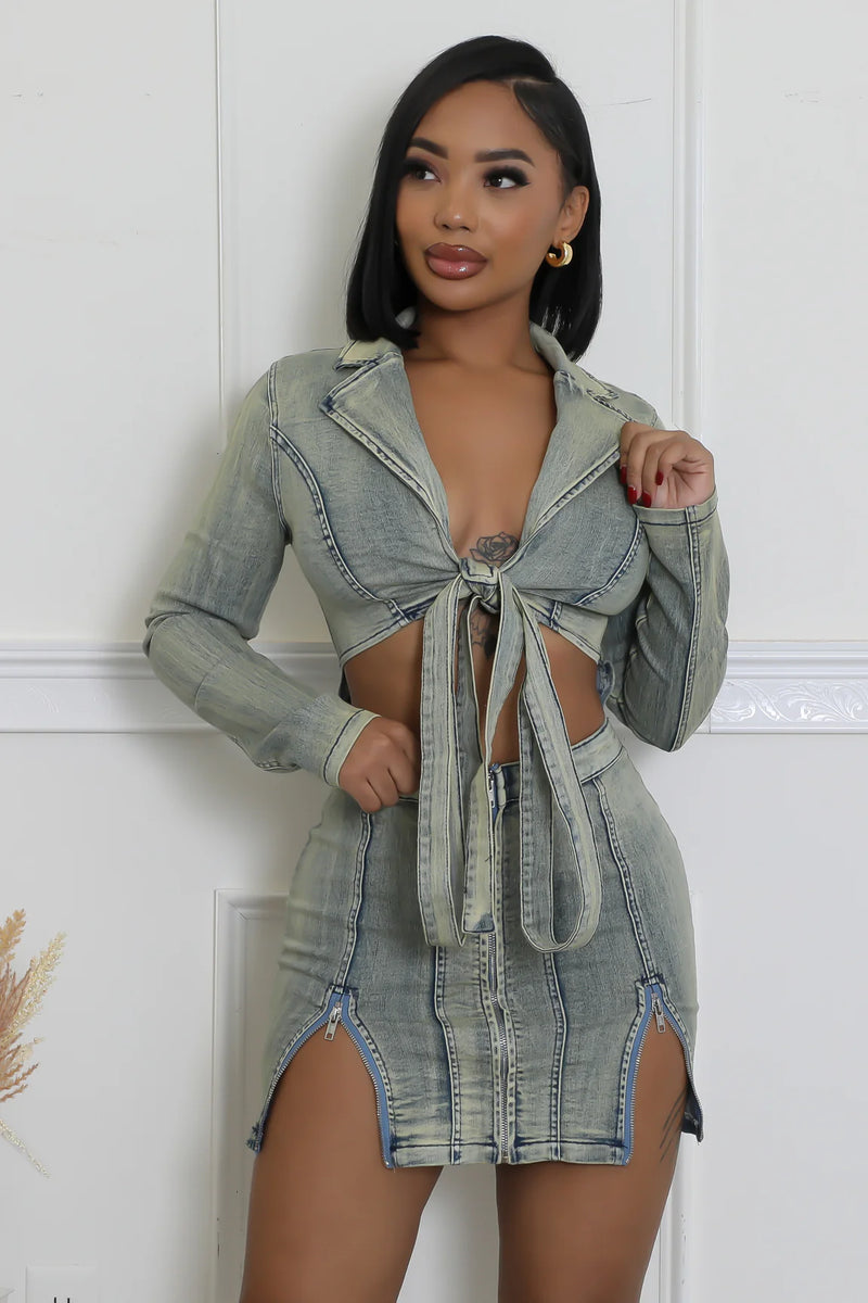 Delilah Denim Dress