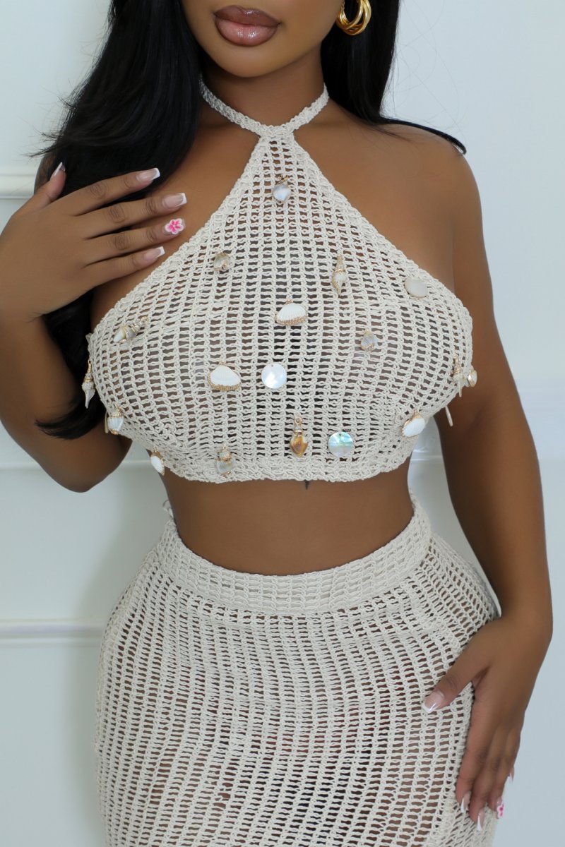 Summers In Mykonos Skirt Set