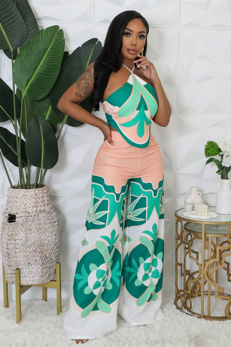 Dinner By The Ocean Pant Set