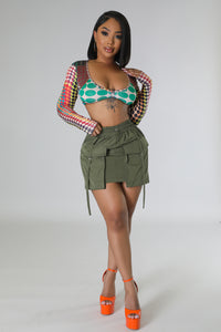 Cargo Mini Skirt