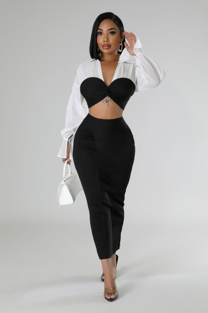 So Sophisticated Skirt Set