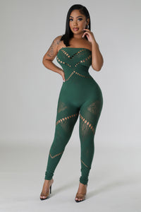 Baddie Alert Jumpsuit Set