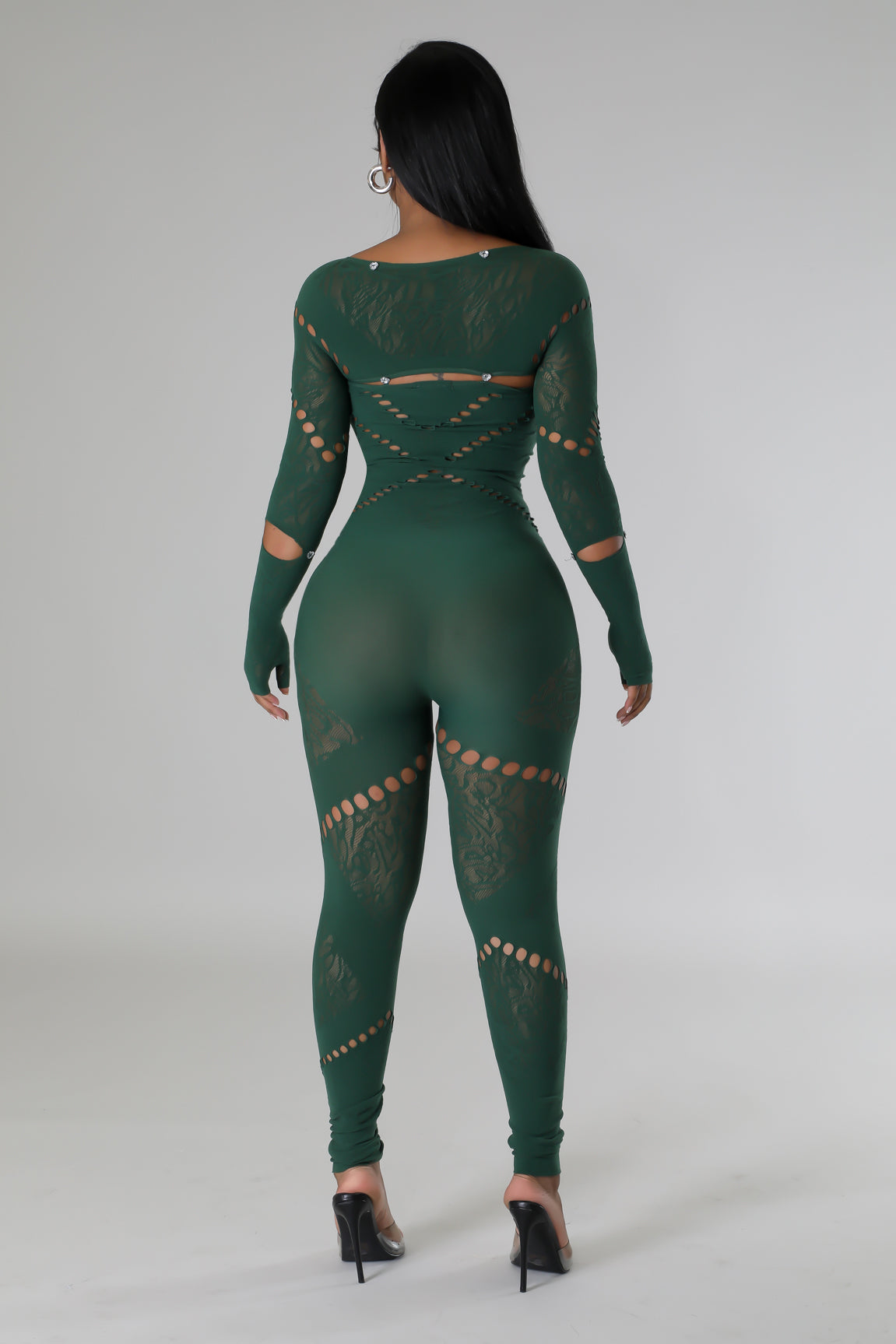 Baddie Alert Jumpsuit Set