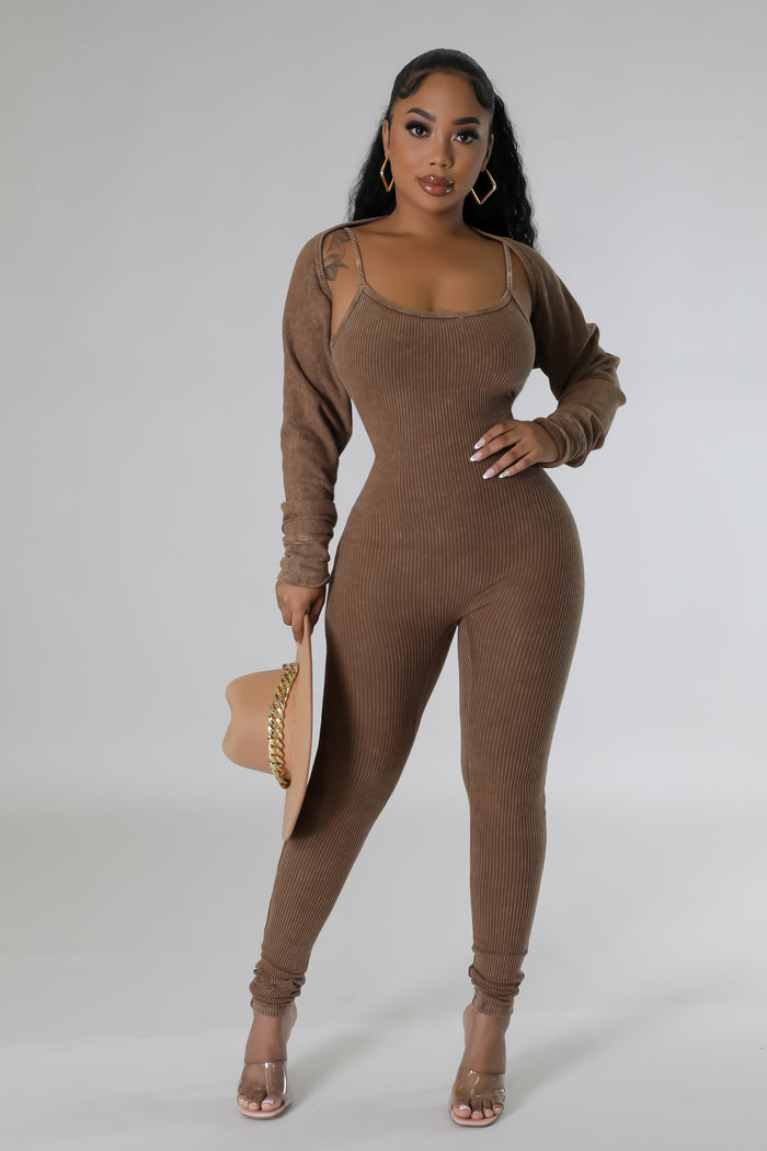 Come Through Jumpsuit Set