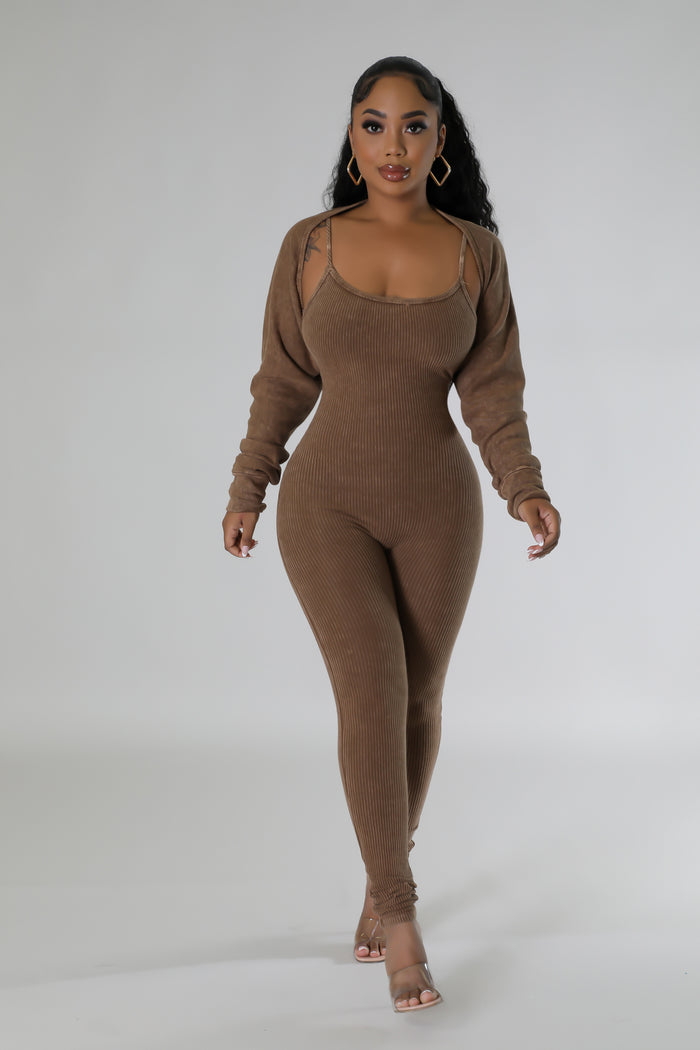 Come Through Jumpsuit Set