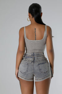 Drink N Dance Denim Skort