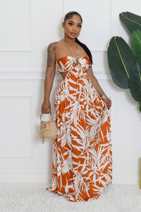 Sunset Flows Maxi Dress