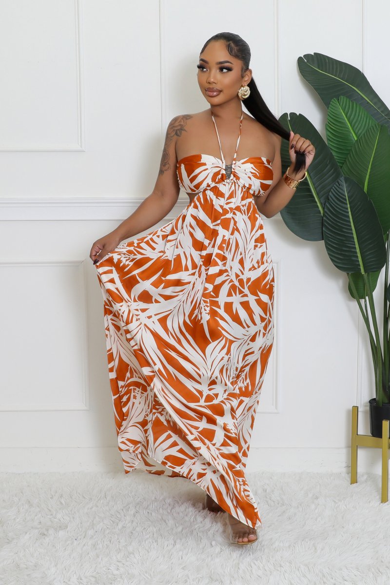 Sunset Flows Maxi Dress