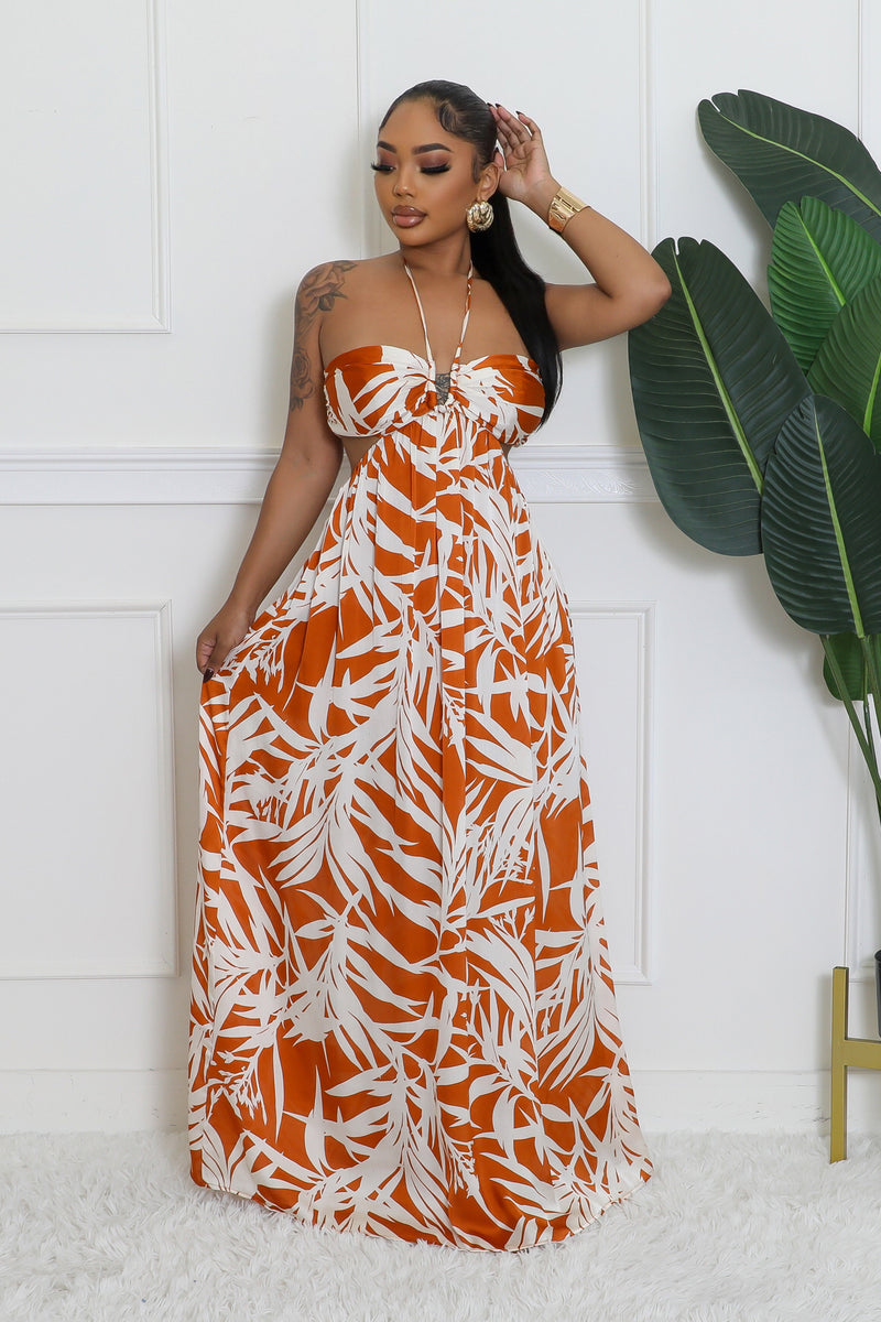 Sunset Flows Maxi Dress