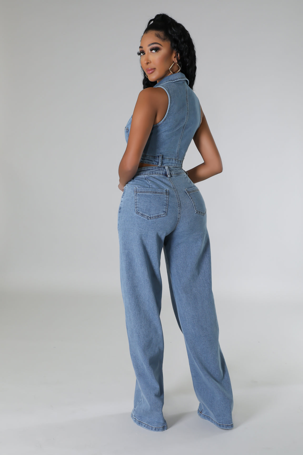 OMW Denim Pant Set