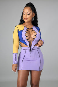 Addicted To Me Skirt Set